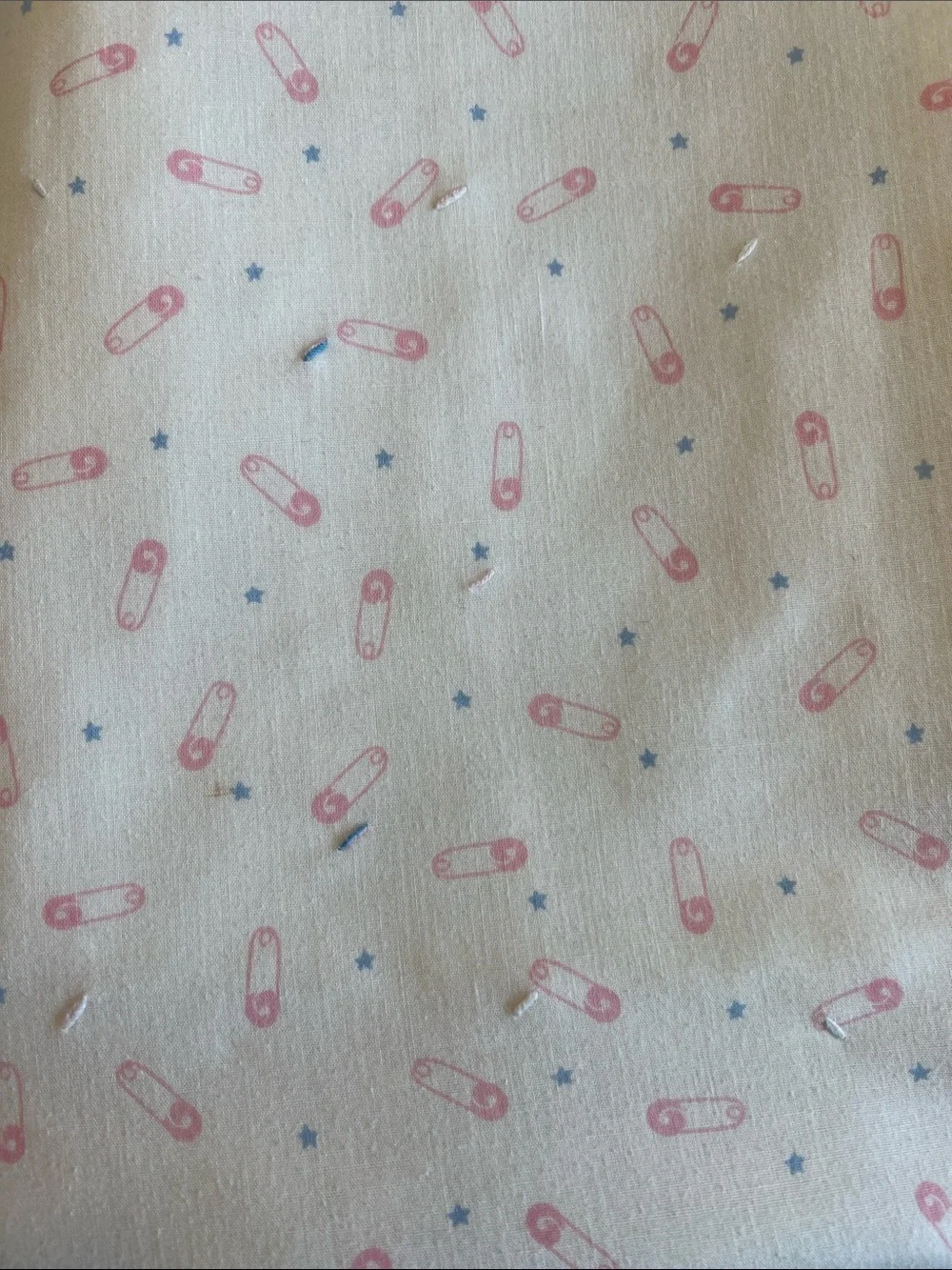 Vintage Floor Blanket - tummy time, baby blanket, quilt, 39x53”, embroidered